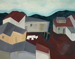 Casario by Chen Kong Fang, 1985, óleo sobre tela, offered Sep 2024