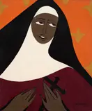 Januário, Freira, 1994, óleo sobre tela