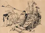 J. Carlos, Aluga-se, nanquim sobre papel