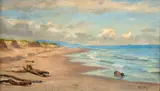 Benedito Calixto, Praia de Salinas - Itanhaém, 1922, óleo sobre tela