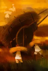 Ceifa by Enrico Bianco, 1979, óleo sobre aglomerado, offered Sep 2024