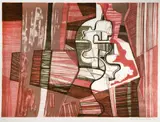 Roberto Burle Marx, Sem Título, 1984, serigrafia