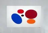 Yaacov Agam, Sem Título, técnica mista sobre papel