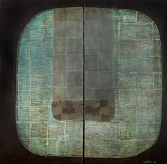 Penetração Rompida by Cleber Gouvêa, 1973, óleo sobre tela (nitrocelulose), offered Sep 2024