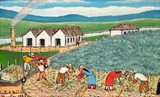 Agostinho Batista de Freitas, Colheita com Usina