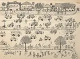 Corso Do Carnaval by Zica Bérgami, 1979, nanquim sobre papel, offered Sep 2024