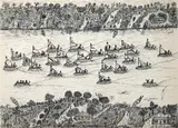 Procissão No Rio De Janeiro by Zica Bérgami, 1980, nanquim sobre papel, offered Sep 2024