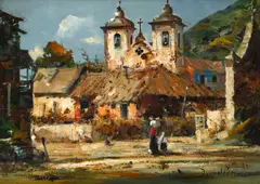 Paisagem by Durval Pereira, 1983, óleo sobre tela, offered Sep 2024