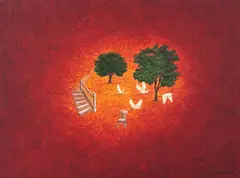 Renovação by Flavio Lafraia, 2020, técnica mista (acrílica e óleo), offered Sep 2024