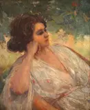Alfredo Rocco, Figura Feminina, óleo sobre tela