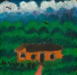 Sem Título by José Antônio da Silva, 1988, pintura sobre azulejo, offered Sep 2024