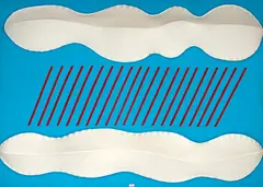 Chuva de Verão by Tomoshige Kusuno, 1969, acrílica sobre tela e madeira, offered Sep 2024