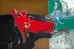 Lágrima de Boneca by Manabu Mabe, 1983, óleo sobre tela, offered Sep 2024
