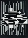 Victor Vasarely, Sem Título, serigrafia