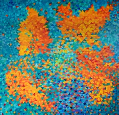 Sky Full Of The Stars by Marysia Portinari, 2024, óleo sobre tela, offered Jul 2024