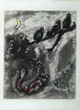 Marc Chagall, Raposa e os Perus, água forte sobre papel