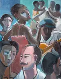 Luiz Verri, Baile, óleo sobre tela