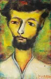 José de Dome, Figura, acrílica sobre tela