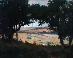 Paisagem by Clodomiro Amazonas, 1928, óleo sobre tela, offered Jul 2024