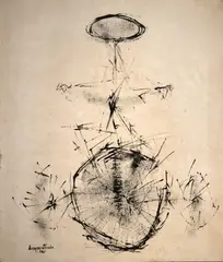 Sem Título by Darcy Penteado, 1960, nanquim sobre papel, offered Jul 2024