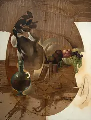 Sem Título by Sérgio Ferro, 1991, óleo sobre tela, offered Jul 2024