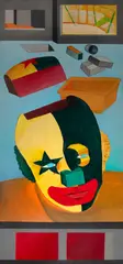 Ah Ha? by Antonio Peticov, 2007, óleo sobre tela, offered Jul 2024