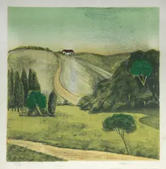 Paisagem com Casa by Francisco Rebolo, litogravura, offered Jul 2024