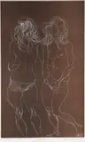 Flavio De Carvalho, Figuras Femininas, 1972, gravura em metal