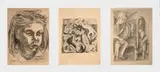 Artistas Diversos, Lívio Abramo / Scliar / Oswald Andrade Filho, litogravura