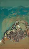 Sem Título by Tikashi Fukushima, óleo sobre placa, offered Jul 2024