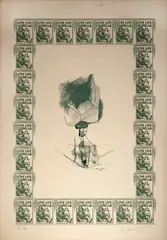 Love Life Of a Gorila by Nelson Leirner, 1968, serigrafia, offered Jul 2024