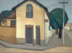 Casa em São José dos Campos by Arcangelo Ianelli, 1953, óleo sobre tela, offered Jul 2024