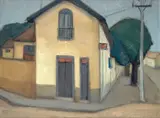 Arcangelo Ianelli, Casa em São José dos Campos, 1953, óleo sobre tela