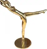 Victor Brecheret, Bailarina, escultura em bronze polido