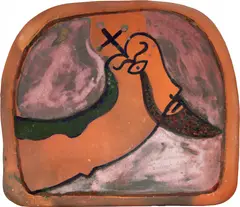 Miguel dos Santos, Figura, 1970, escultura em cerâmica pintada