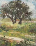 José Pancetti, Árvores, 1935, óleo sobre tela