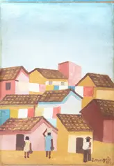 Sem Título by Amadeo Lorenzato, 1977, óleo sobre placa, offered Jul 2024