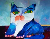 Aldemir Martins, Gato Azul