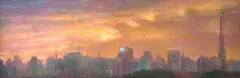 Vista Da Cidade De SP by Gregório Gruber, óleo sobre tela, offered Jul 2024