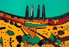 Garfo by Antonio Henrique Amaral, serigrafia sobre papel, offered Jul 2024