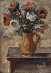 Vaso de Flor by Mario Zanini, 1958, óleo sobre tela, offered Jul 2024