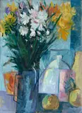 José Moraes, Algumas Flores, 1994, óleo sobre tela