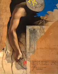 Etude 51 by Sérgio Ferro, 1990, óleo sobre tela, offered Jul 2024