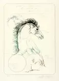 Guilherme Faria, Cavalo, 1978, litogravura sobre papel
