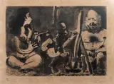 Pablo Picasso, Figuras no Ateliê, gravura
