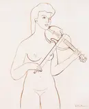 Vicente do Rego Monteiro, Mulher com Violino