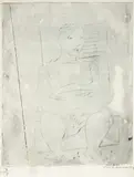 Candido Portinari, Moça, 1939, gravura a ponta-seca sobre papel
