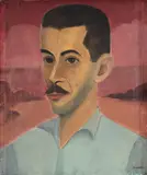 José Pancetti, Retrato de Hernani, 1946, óleo sobre tela