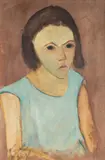José Pancetti, Figura Feminina, óleo sobre placa