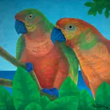 Claudio Tozzi, Papagalia, 1981, óleo sobre placa